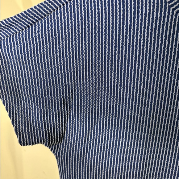 Blue Striped Men's Shirt - Picture 5 of 10